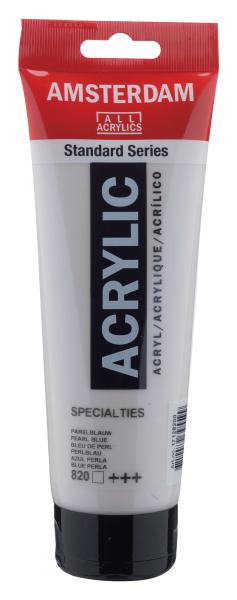 Amsterdam acrylfarbe 250ml 17128200 perlblau 820 - Amsterdam-17128200-8712079395599