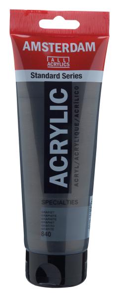 Amsterdam acrylfarbe 250ml 17128400 graphit 840 - Amsterdam-17128400-8712079395629