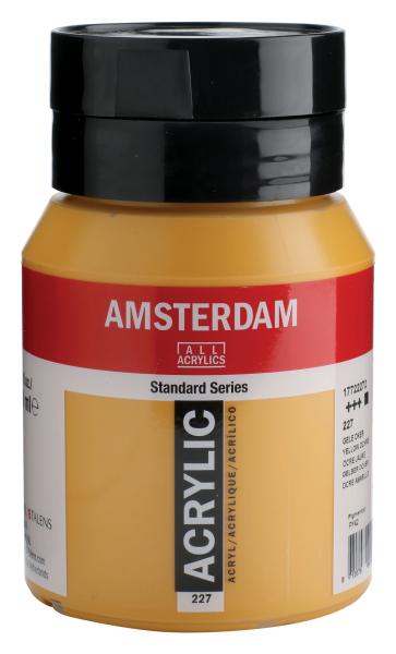 Amsterdam acrylfarbe 500ml 17722272 gelber ocker 227 - Amsterdam-17722272-8712079044107