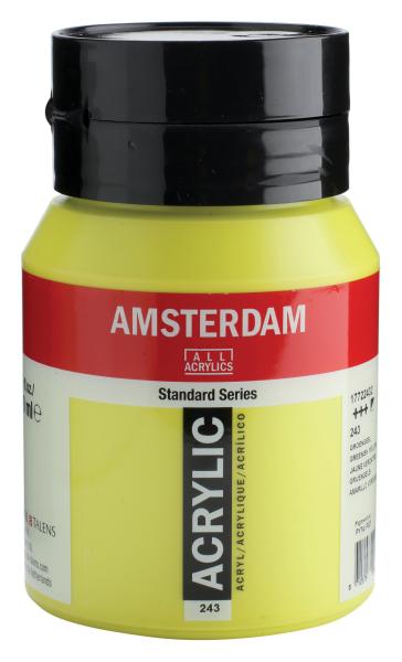Amsterdam acrylfarbe 500ml 17722432 grüngelb 243 - Amsterdam-17722432-8712079281601