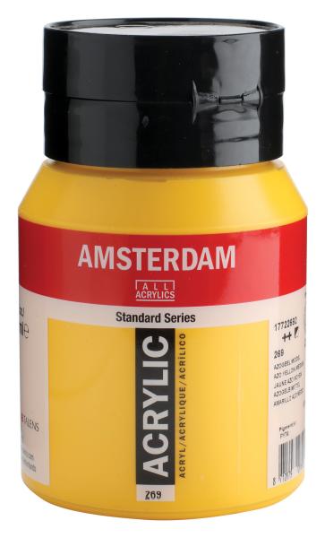 Amsterdam acrylfarbe 500ml 17722692 azogelb mittel 269 - Amsterdam-17722692-8712079281618