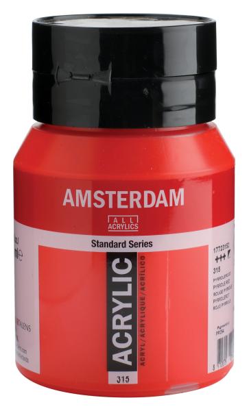 Amsterdam acrylfarbe 500ml 17723152 pyrrolerot 315 - Amsterdam-17723152-8712079281632