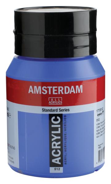 Amsterdam acrylfarbe 500ml 17725122 kobaltblau ultramarin 512 - Amsterdam-17725122-8712079044268