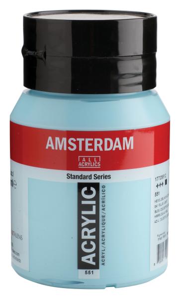 Amsterdam acrylfarbe 500ml 17725512 himmelblau 551 - Amsterdam-17725512-8712079281717
