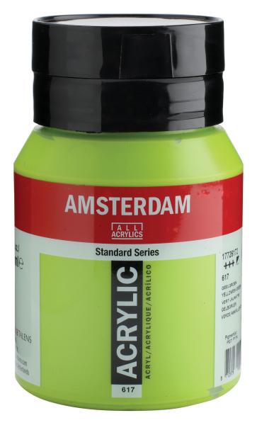 Amsterdam acrylfarbe 500ml 17726172 gelbgrün 617 - Amsterdam-17726172-8712079159276