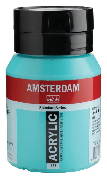 Amsterdam acrylfarbe 500ml 17726612 türkisgrün 661 - Amsterdam-17726612-8712079281731