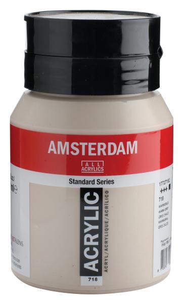 Amsterdam acrylfarbe 500ml 17727182 warmgrau 718 - Amsterdam-17727182-8712079281762
