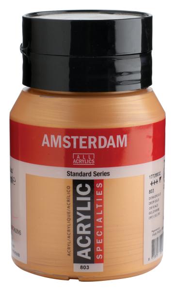 Amsterdam acrylfarbe 500ml 17728032 goldfarbe 803 - Amsterdam-17728032-8712079217587