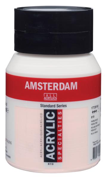 Amsterdam acrylfarbe 500ml 17728192 perlrot 819 - Amsterdam-17728192-8712079395667