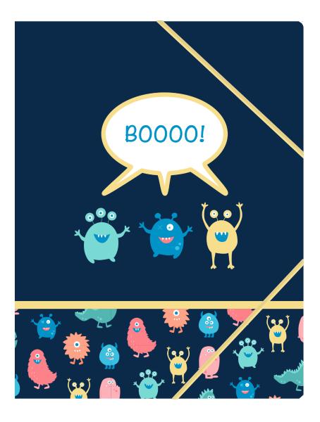 Ancor gummibandmappe a4 103953 play me boo - Ancor-103953-5604730103953