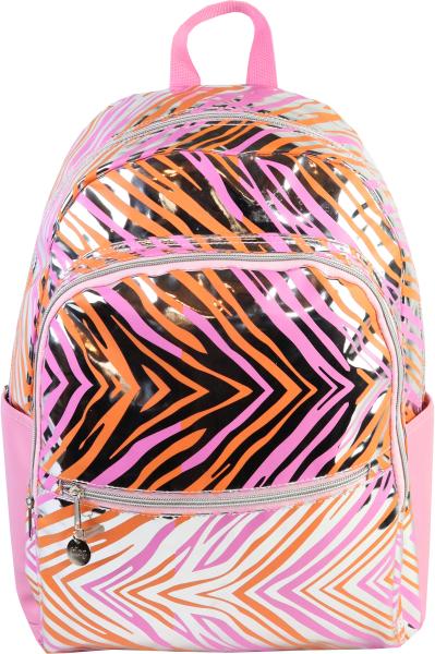 Ancor rucksack pink zebra 112832 pink 40x29x16 cm - Ancor-112832-5604730112832