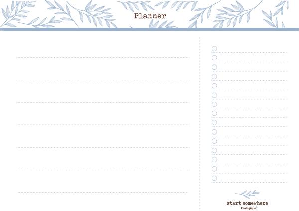 Ancor schreibtischplanner 40x30cm 116144 ecologique, leaf - Ancor-116144-5604730116144
