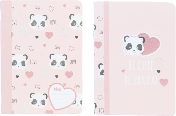 Ancor notizheft a4 117073 b'log cute panda,liniert 48 b. - Ancor-117073-5604730117073