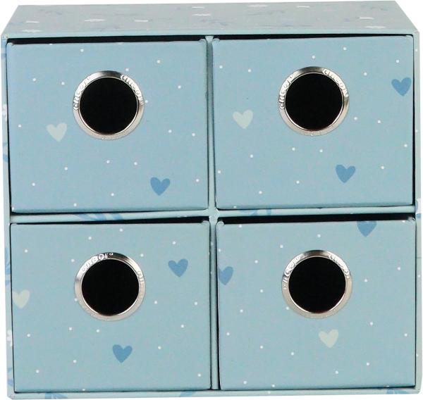 Ancor schubladen box 117943 b'log sweet blue 4 schubladen - Ancor-117943-5604730117943