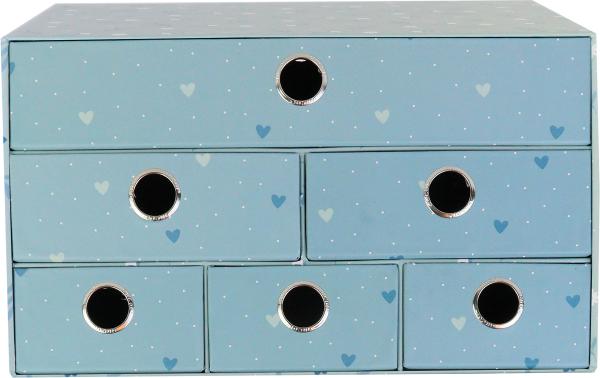 Ancor schubladen box 117950 b'log sweet blue 6 schubladen - Ancor-117950-5604730117950
