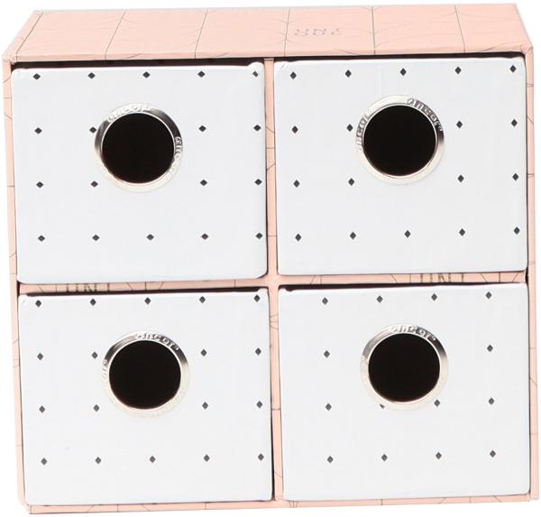 Ancor schubladen box unique 122060 weiss, 4 schubladen - Ancor-122060-5604730122060