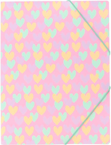 Ancor gummibandmappe a4 124149 b'log hearts - Ancor-124149-5604730124149