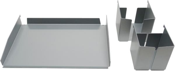 Apollo organisations-set vorgset/s grau, für trennwand 3-teilig - Apollo-vorgset-s-4032062170687