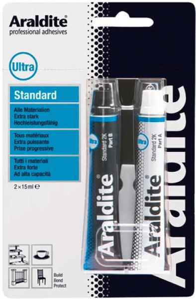 Araldite standard kleber 506320000 2x15ml - Araldite-506320000-7610598500139