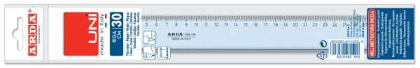 Arda massstab uni 30cm 28930ss transparent - Arda-28930ss-8003438289308
