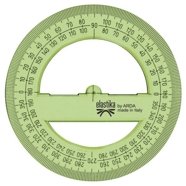 Arda kreislineal elastika 360° el36012 hellgrün transparent - Arda-el36012-8003438011411