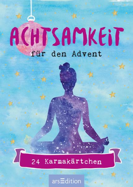 Ars edition adventkalender 7.2x10.3cm 136010 24 karmakärtchen - Ars-edition-136010-9783845836010