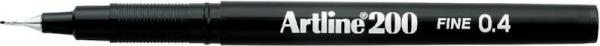 Artline fineliner 0,4mm ek-200-s schwarz - Artline-ek-200-s-4974052830006