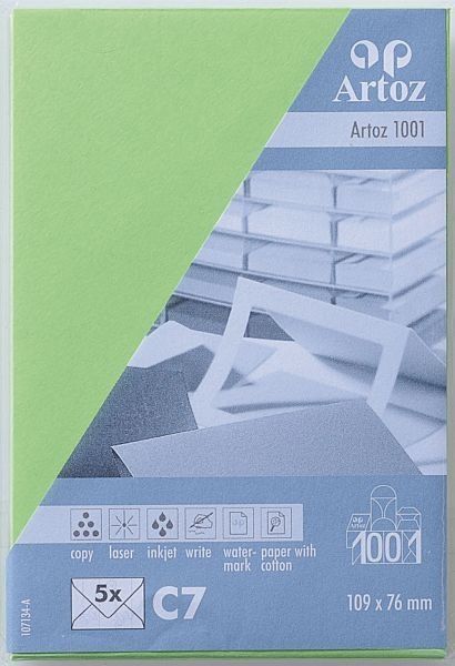 Artoz couverts 1001 c7 107134183 100g, birkengrün 5 stück - Artoz-107134183-7612450244540