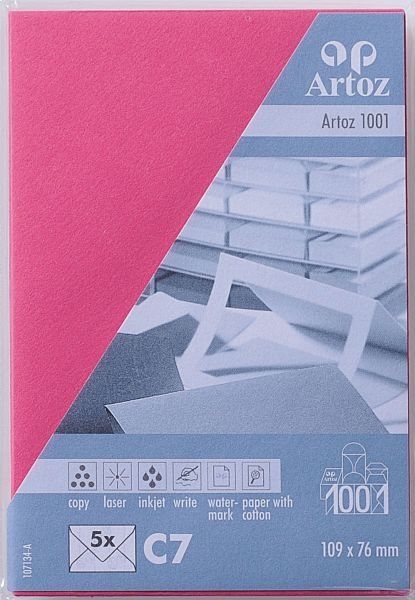 Artoz couverts 1001 c7 107134184 100g, fuchsia 5 stück - Artoz-107134184-7612450705119
