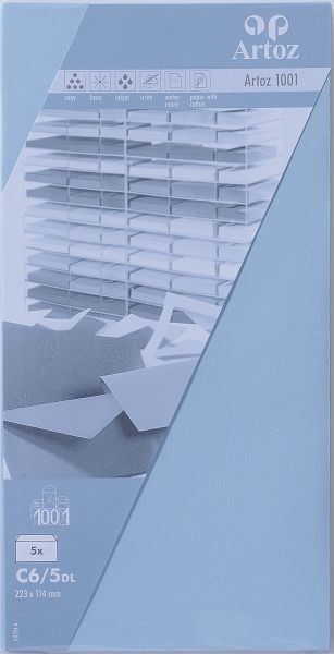 Artoz couverts 1001 c6/5 107294184 100g, pastellblau 5 stück - Artoz-107294184-7612450248180