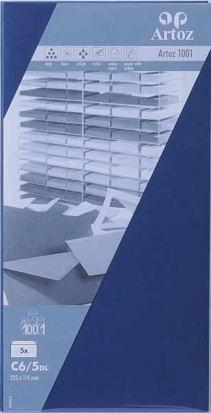 Artoz couverts 1001 c6/5 107294184 100g, classic blau 5 stück - Artoz-107294184-7612450248357