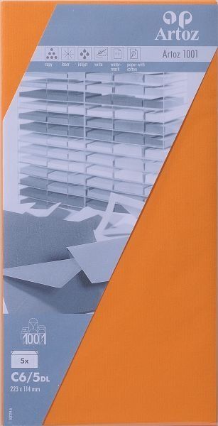 Artoz couverts 1001 c6/5 107294185 100g, orange 5 stück - Artoz-107294185-7612450979954