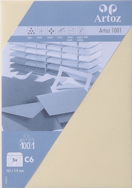 Artoz couverts 1001 c6 107324182 100g, chamois 5 stück - Artoz-107324182-7612450248586
