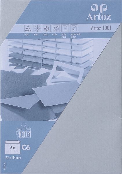 Artoz couverts 1001 c6 107324182 100g, lichtgrau 5 stück - Artoz-107324182-7612450868661