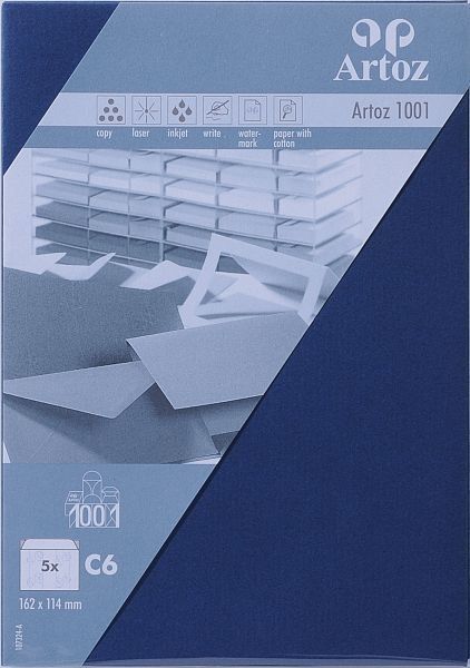 Artoz couverts 1001 c6 107324184 100g, classic blau 5 stück - Artoz-107324184-7612450248715