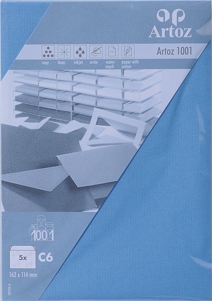 Artoz couverts 1001 c6 107324184 100g, marienblau 5 stück - Artoz-107324184-7612450704914