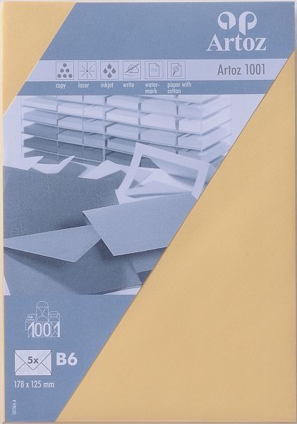 Artoz couverts 1001 b6 107364182 100g, honiggelb 5 stück - Artoz-107364182-7612450249194
