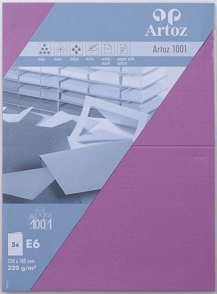 Artoz karten 1001 e6 107372264 220g, holunder 5 blatt - Artoz-107372264-7612450981919