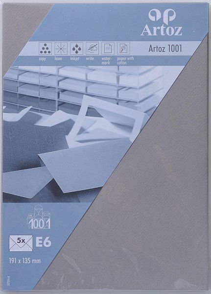 Artoz couverts 1001 e6 107374182 100g, graphit 5 stück - Artoz-107374182-7612450980233