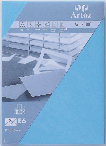 Artoz couverts 1001 e6 107374183 100g, azur 5 stück - Artoz-107374183-7612450247145