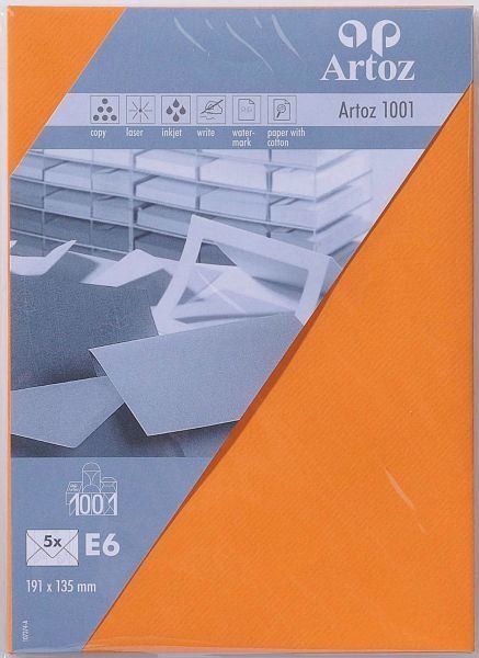 Artoz couverts 1001 e6 107374185 100g, orange 5 stück - Artoz-107374185-7612450980295