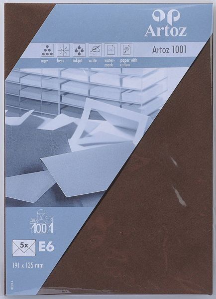Artoz couverts 1001 e6 107374186 100g, braun 5 stück - Artoz-107374186-7612450365061