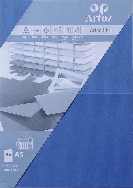 Artoz karten 1001 a5 107392264 220g, royal 5 blatt - Artoz-107392264-7612450246599