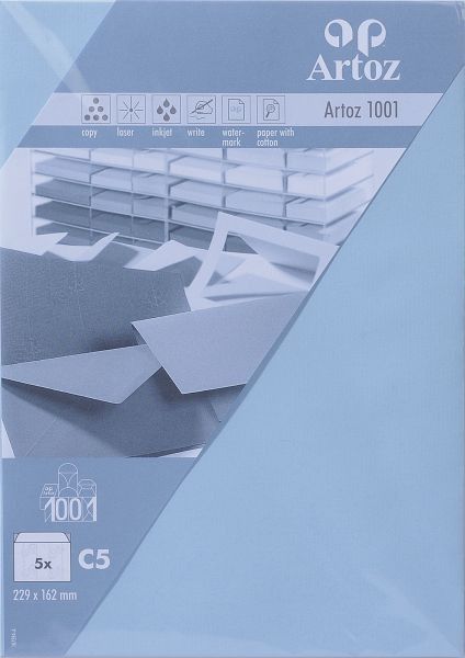 Artoz couverts 1001 c5 107394184 100g, pastellblau 5 stück - Artoz-107394184-7612450034424