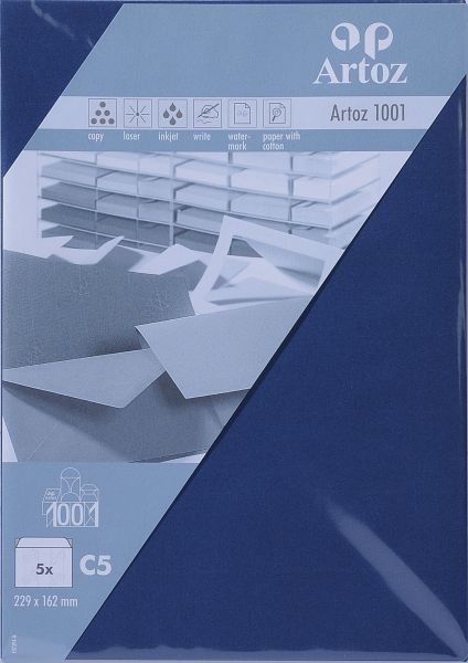 Artoz couverts 1001 c5 107394184 100g, classic blau 5 stück - Artoz-107394184-7612450250282