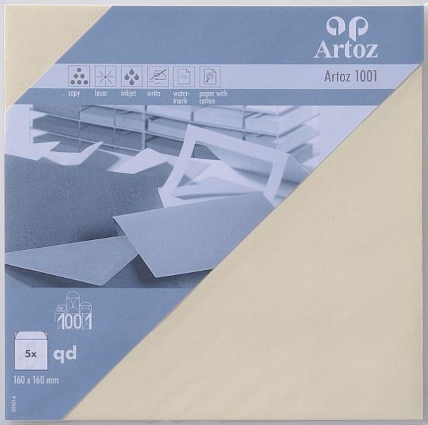 Artoz couverts 1001 160x160mm 107454182 100g, chamois 5 stück - Artoz-107454182-7612450330397