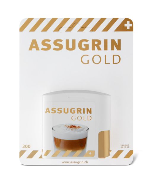 Assugrin gold dispenser 112044 300 stück - Assugrin-112044-7610211016504