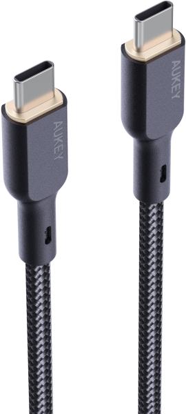 Aukey cable usb-c-to-c,kevlar core cb-kcc102 1.8m,nylon braided,100w,bl. - Aukey-cb-kcc102-0689323785322-03.jpg