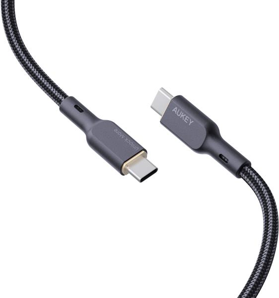 Aukey cable usb-c-to-c,kevlar core cb-kcc102 1.8m,nylon braided,100w,bl. - Aukey-cb-kcc102-0689323785322-05.jpg