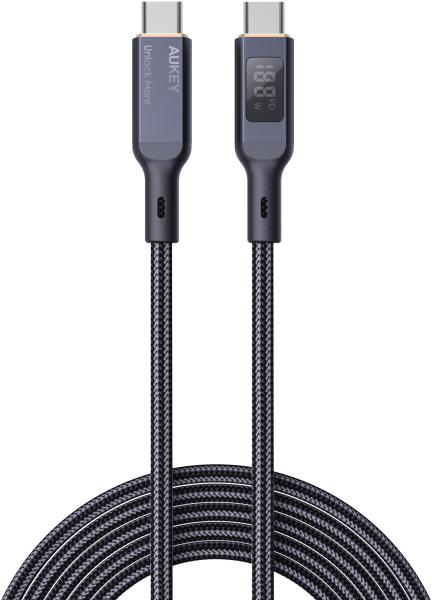 Aukey cable usb-c-to-c,lcd display cb-mcc101 1.0m,nylon braided,100w,bl. - Aukey-cb-mcc101-0689323785292-02.jpg